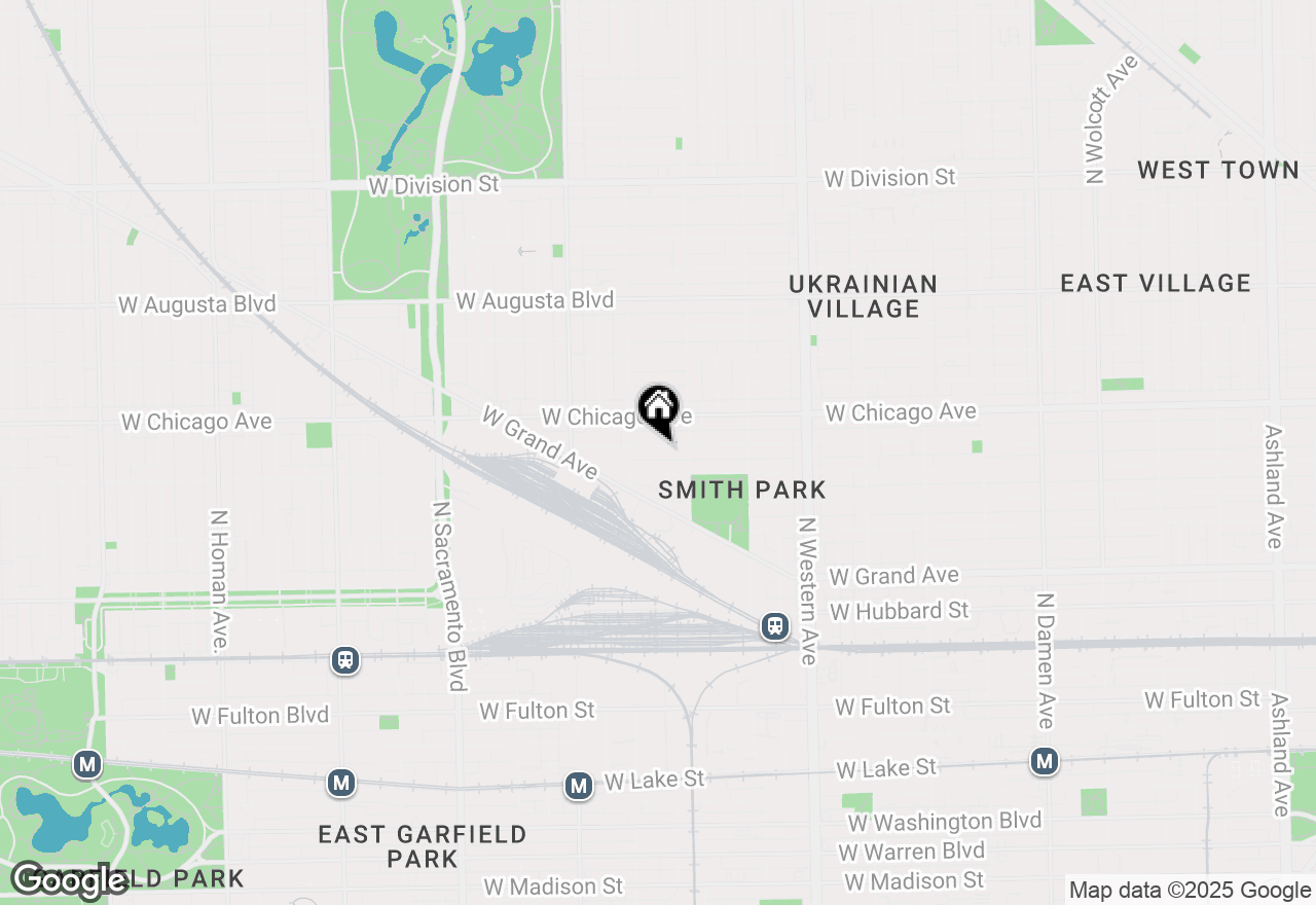 Map of 2631 W Superior Street #1, Chicago, IL 60612