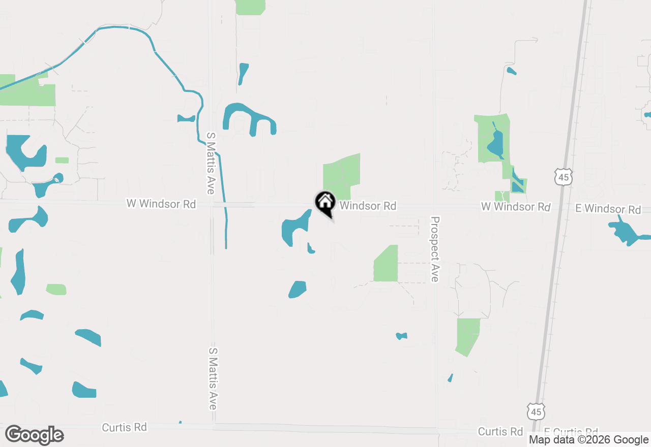 Map of 1306 Lancaster Drive, Champaign, IL 61821