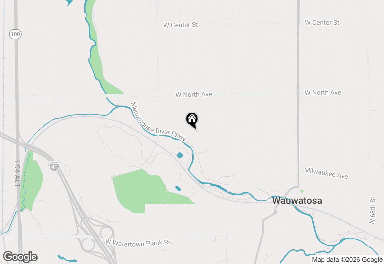 Map of 8748 Parkview Ct, Wauwatosa, WI 53226