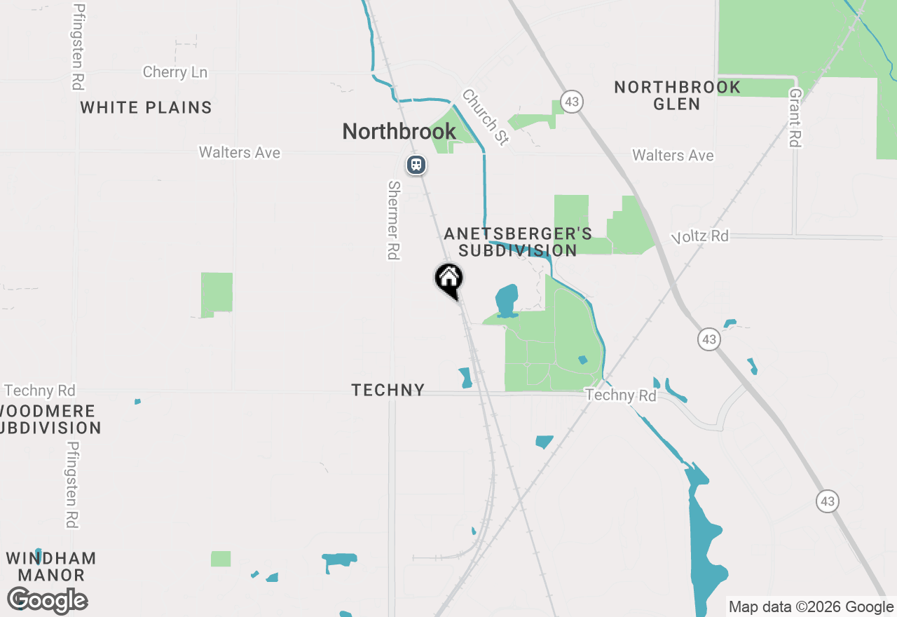 Map of 1781 Tudor Lane #204, Northbrook, IL 60062