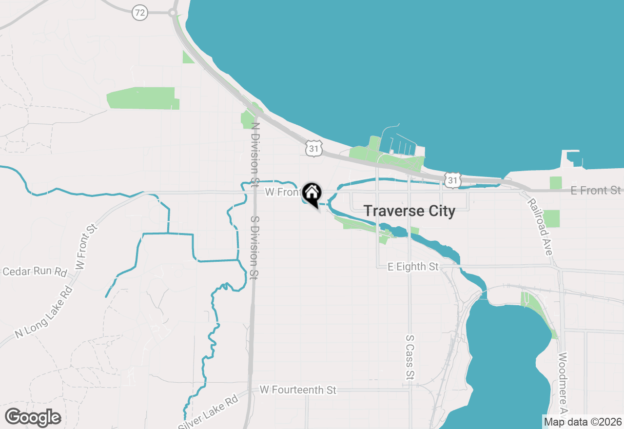 Map of 423 Fifth Street, Traverse City, MI 49684