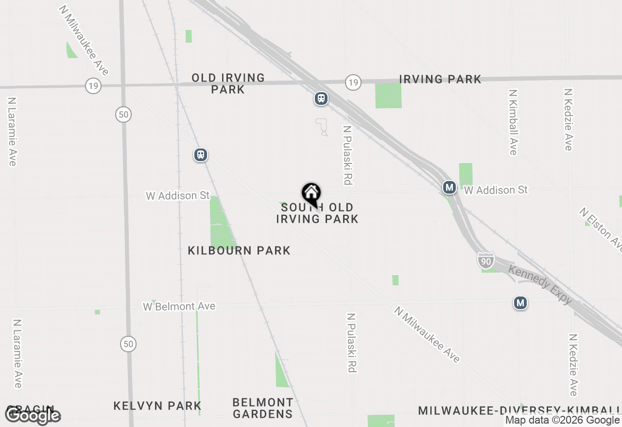Map of 4136 W Cornelia Avenue, Chicago, IL 60641