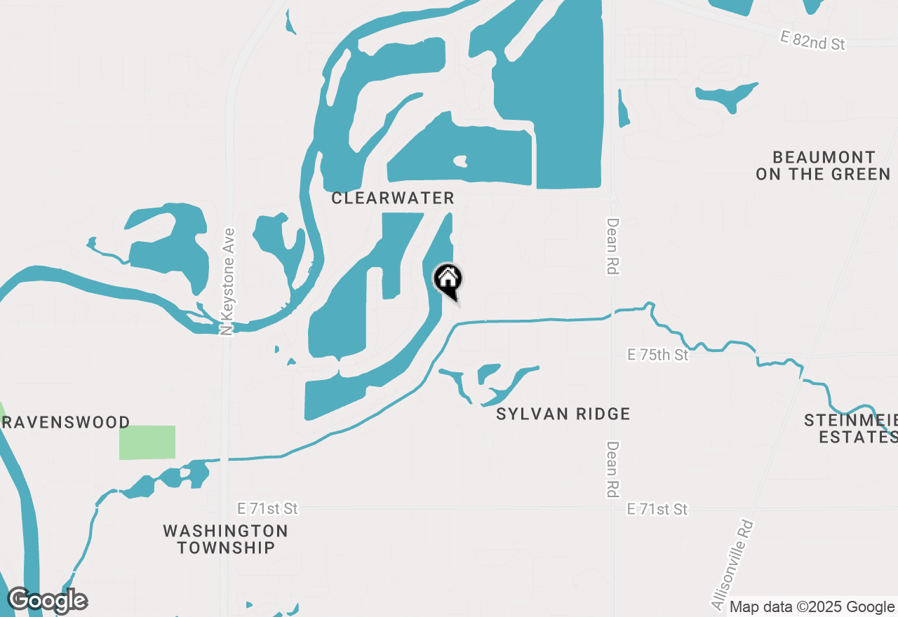 Map of 7580 Harbour, Indianapolis, IN 46240