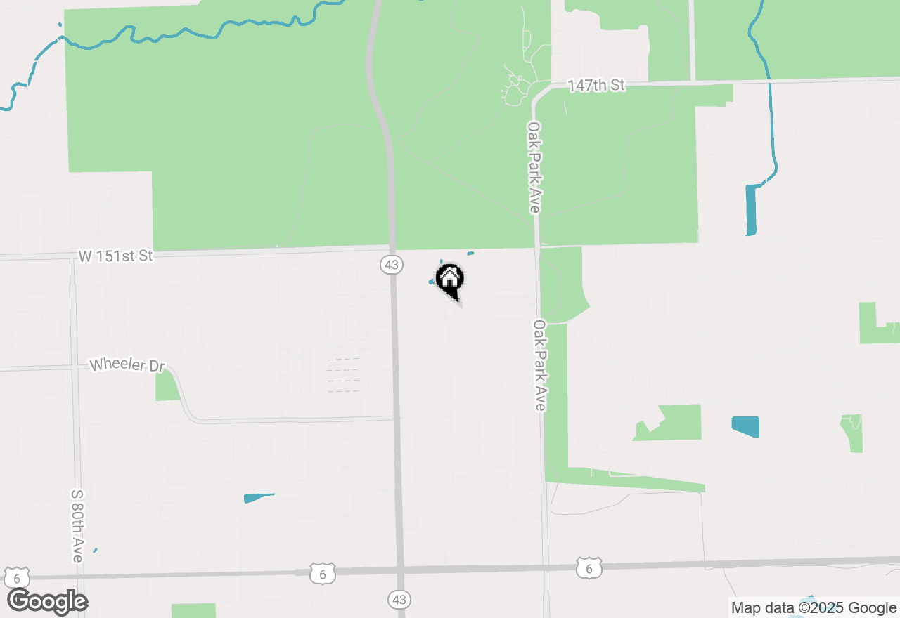 Map of 7020 Heritage Circle #6-1A, Orland Park, IL 60462