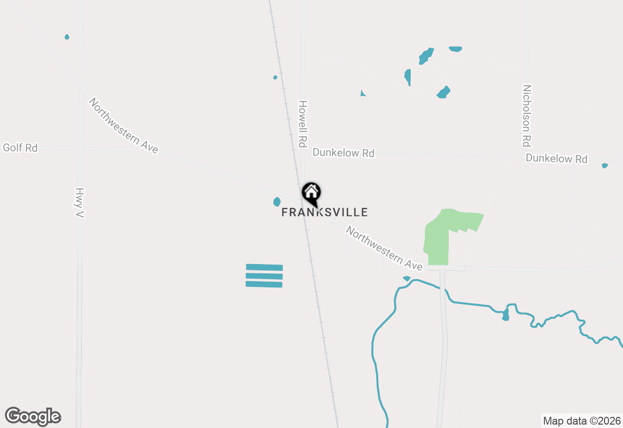 Map of 10527 Northwestern Ave, Franksville, WI 53126
