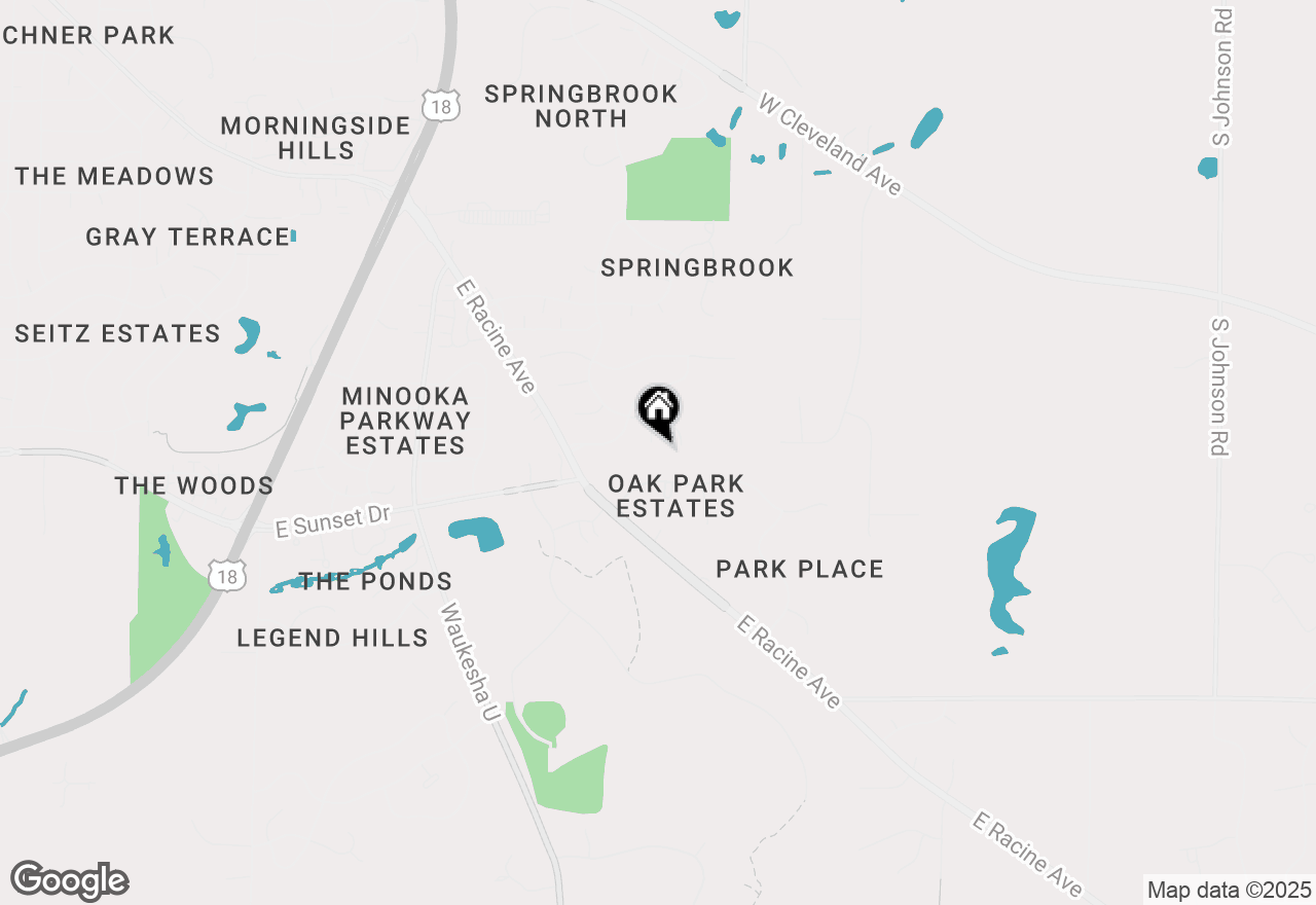 Map of 2005 Laurelwood Ct, Waukesha, WI 53186