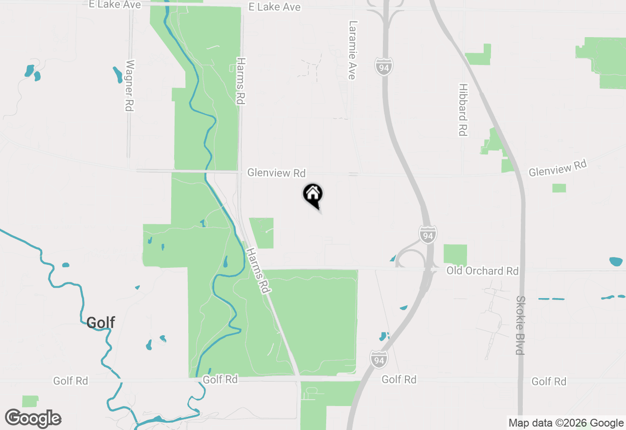 Map of 623 Indian Road, Glenview, IL 60025
