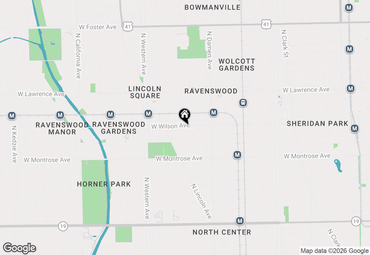 Map of 2159 W Wilson Avenue, Chicago, IL 60625