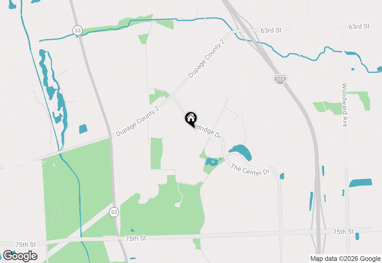 Map of 2815 Cooper Court, Woodridge, IL 60517