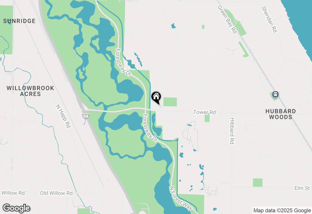 Map of 910 Pine Tree Lane, Winnetka, IL 60093