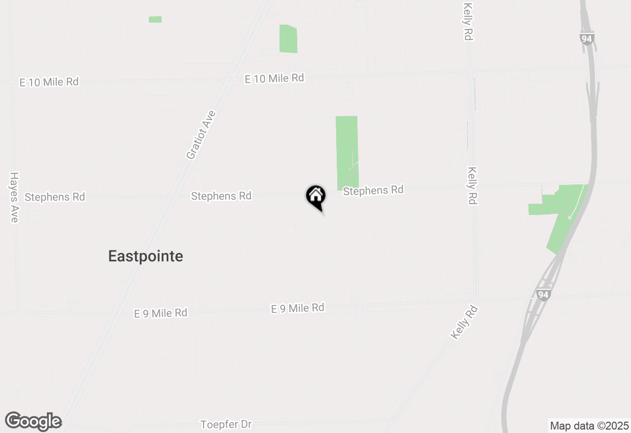 Map of 23761 Tuscany Avenue, Eastpointe, MI 48021