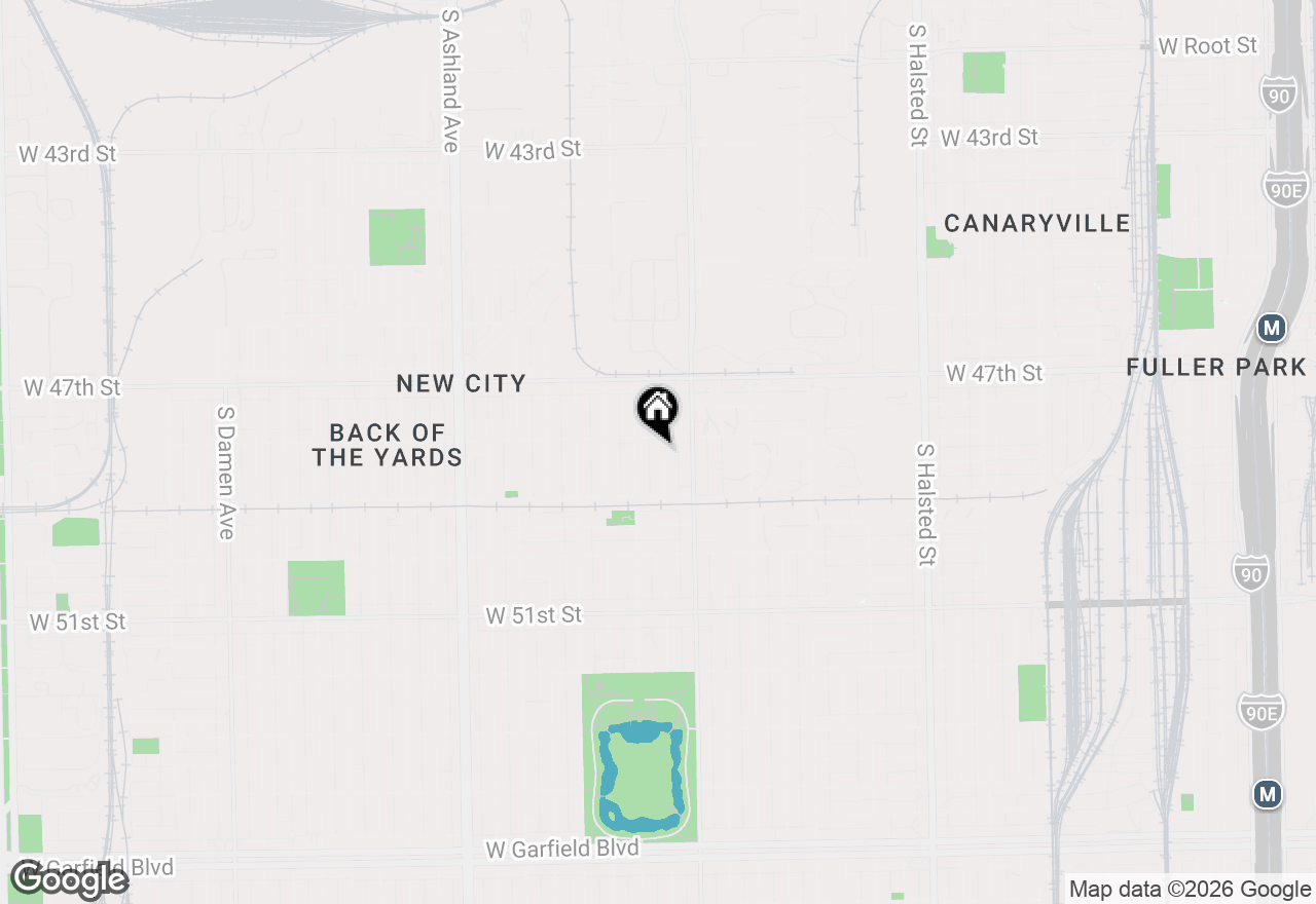 Map of 4812 S Elizabeth Street #2R, Chicago, IL 60609