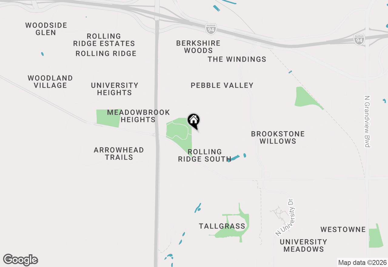 Map of 2400 Judith Ln, Waukesha, WI 53188