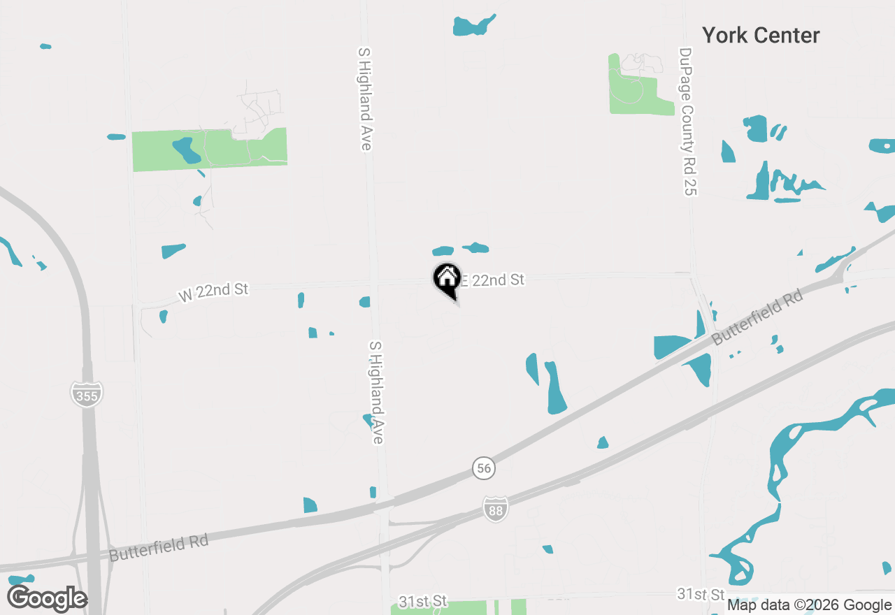 Map of (Address confidential), Lombard, Illinois 60148