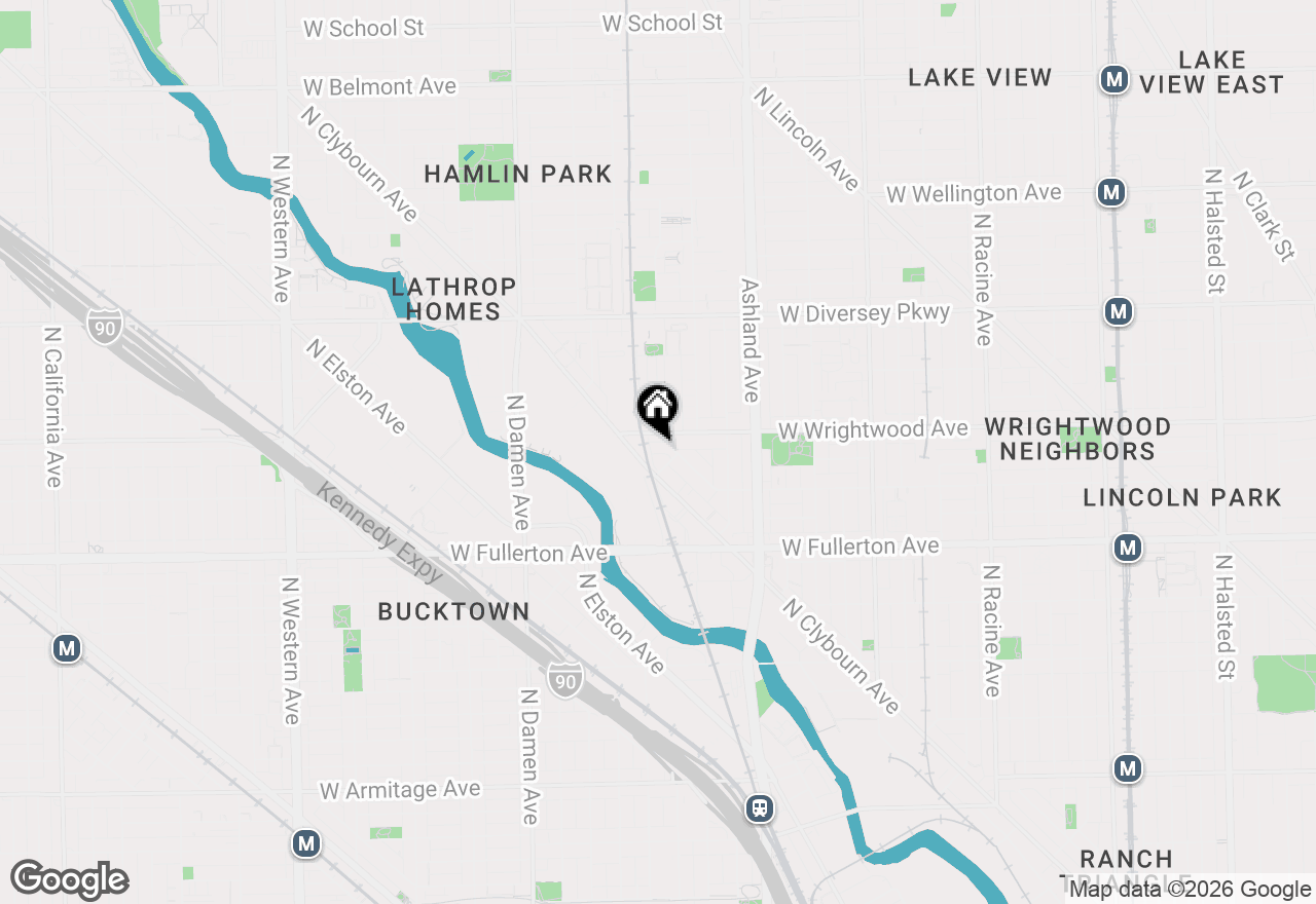 Map of 1777 W Altgeld Street #C, Chicago, IL 60614