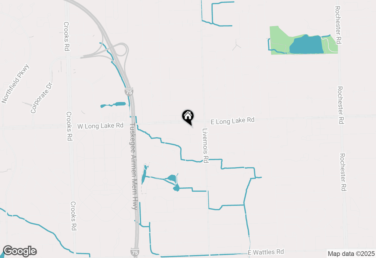 Map of 4953 Treeside Lane, Troy, MI 48098