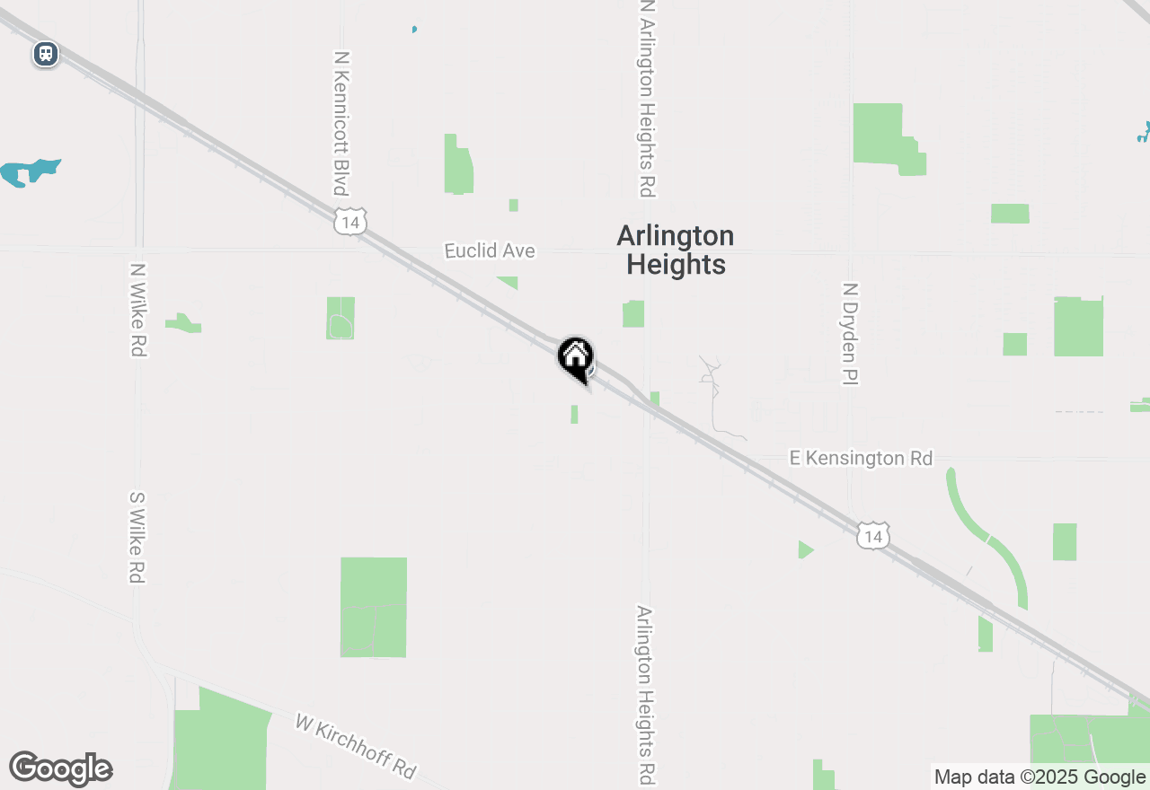 Map of 9 N Vail Avenue, Arlington Heights, IL 60005