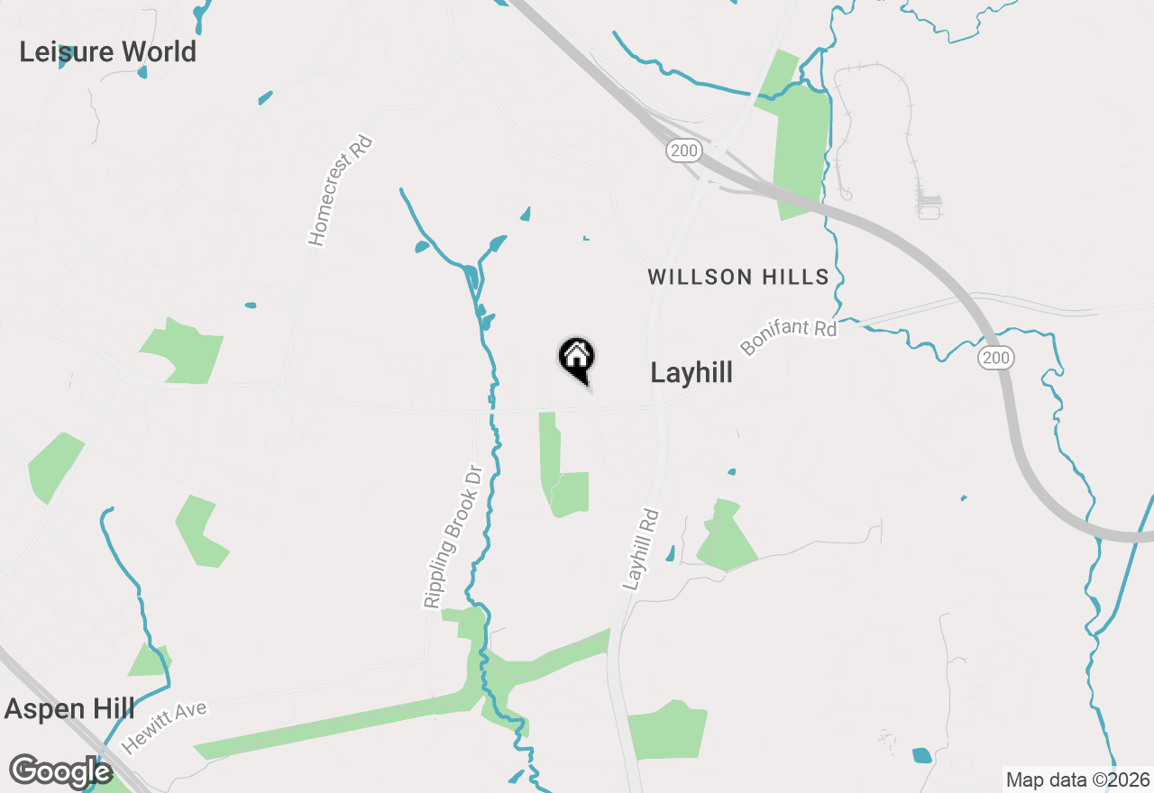 Map of 2328 Sun Valley Circle #1-K, Silver Spring, MD 20906