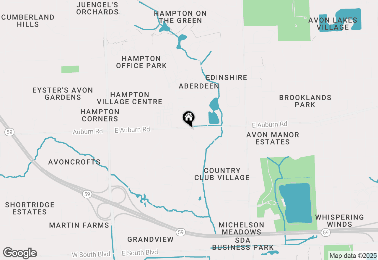 Map of 520 E Auburn Road, Rochester Hills, MI 48307