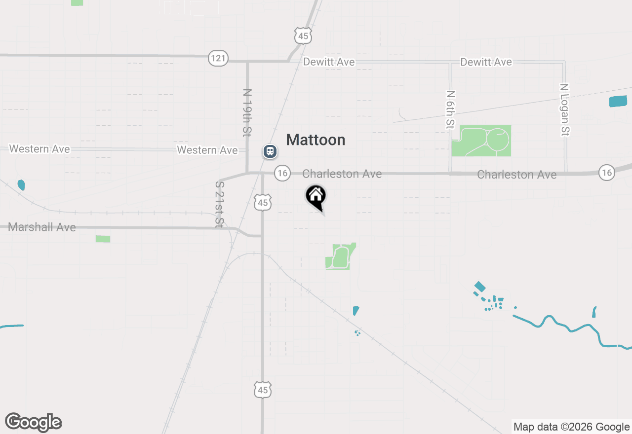 Map of 1412 Edgar Avenue, Mattoon, IL 61938