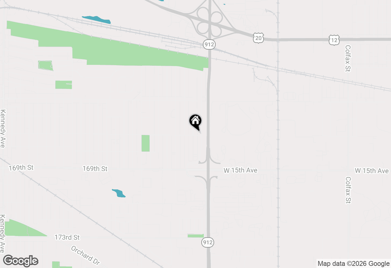 Map of 6651 Rhode Island Avenue, Hammond, IN 46323