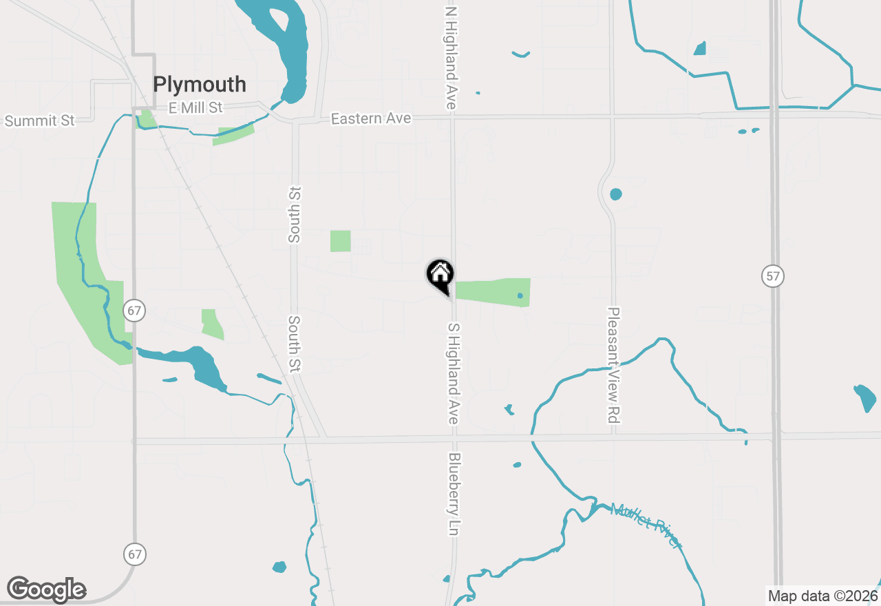 Map of 1515 Hummingbird Ln, Plymouth, WI 53073