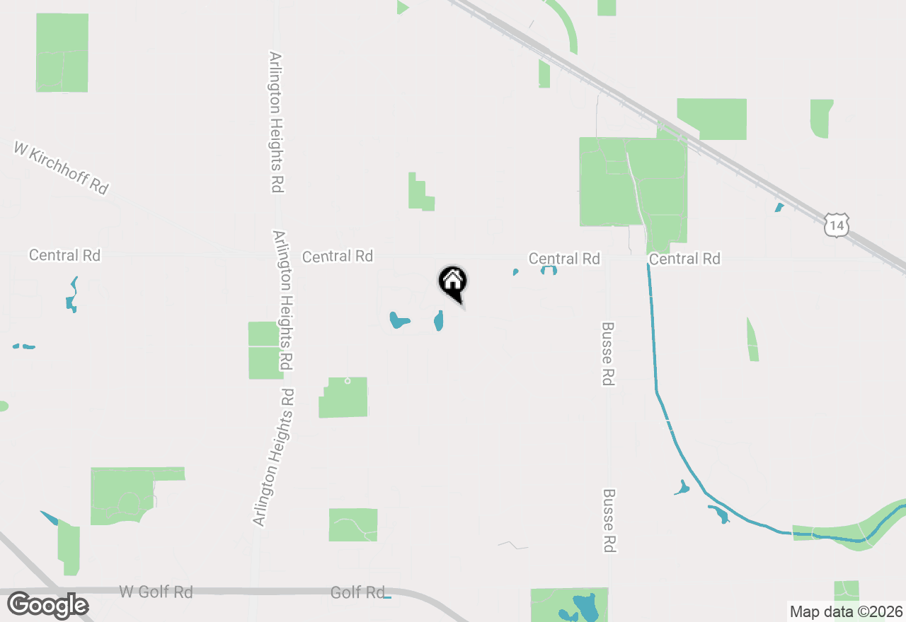 Map of 22 Audrey Lane, Mount Prospect, IL 60056