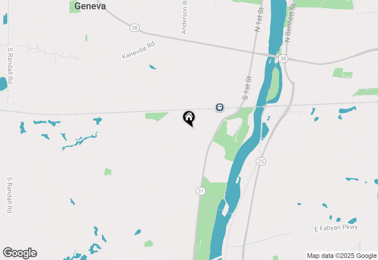 Map of 803 Dow Avenue, Geneva, IL 60134