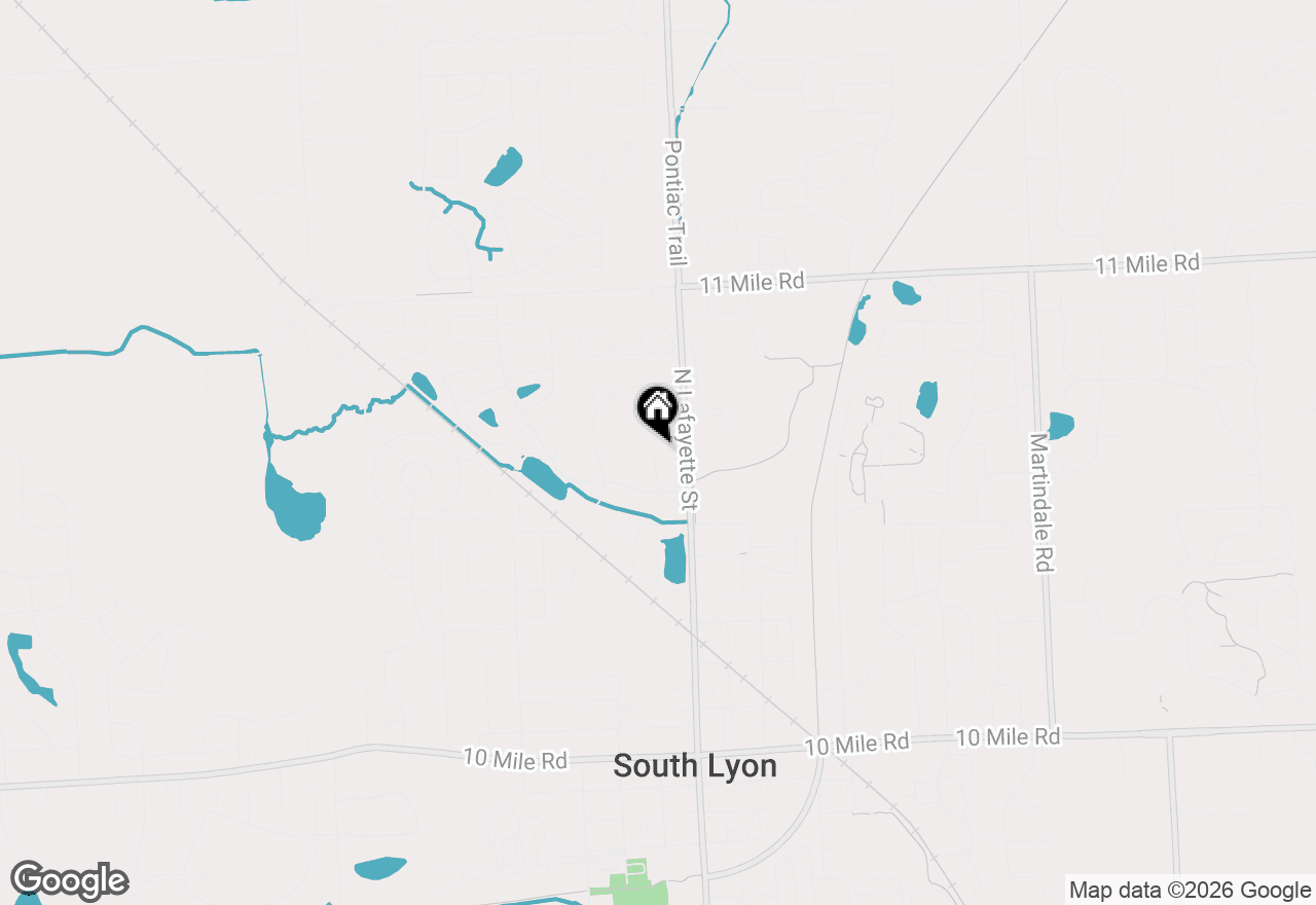 Map of 25204 Franklin Terrace #6, South Lyon, MI 48178