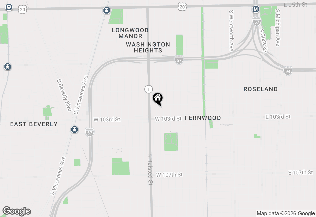 Map of 10215 S Emerald Avenue, Chicago, IL 60628