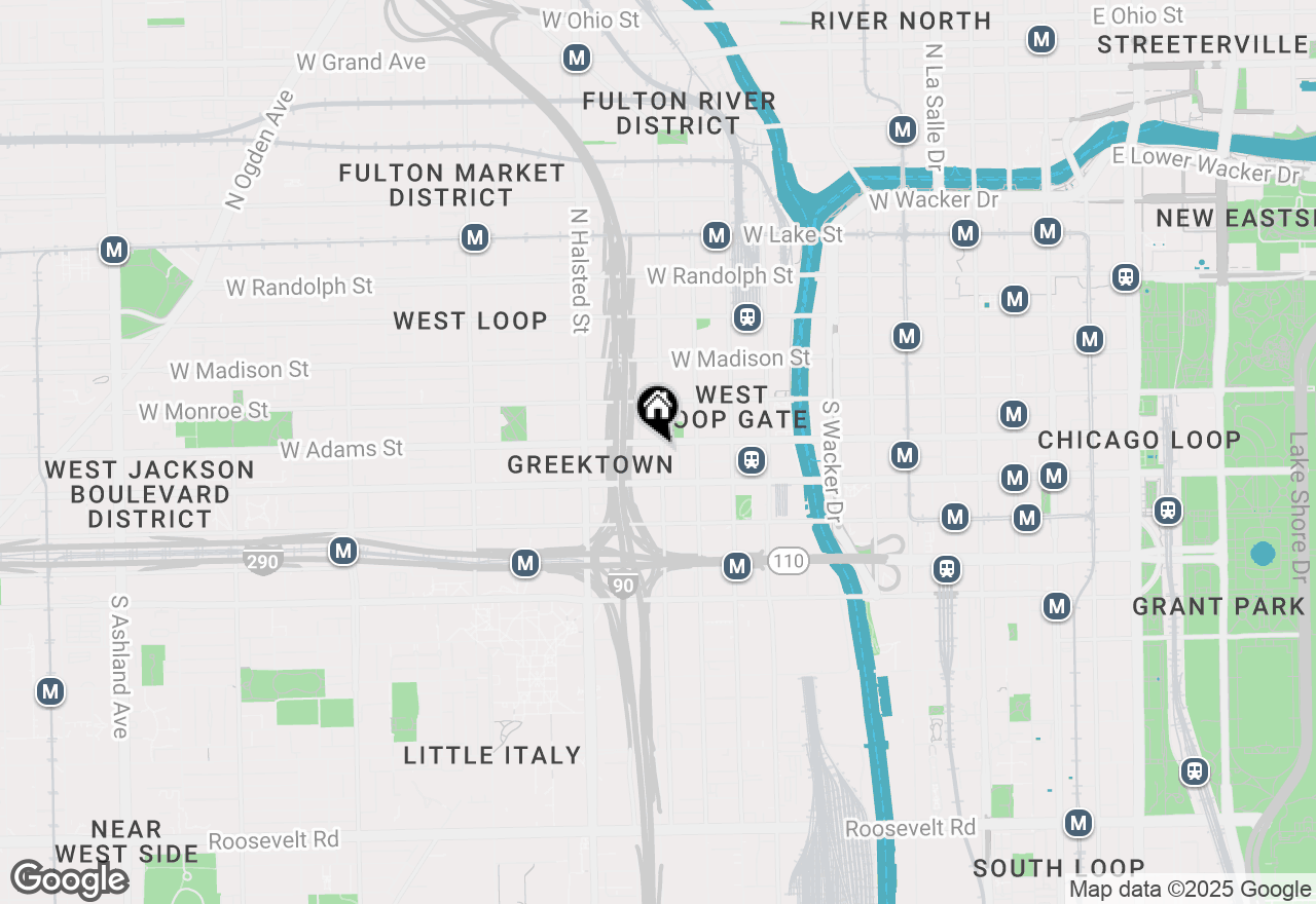 Map of 210 S Des Plaines Street #501, Chicago, IL 60661