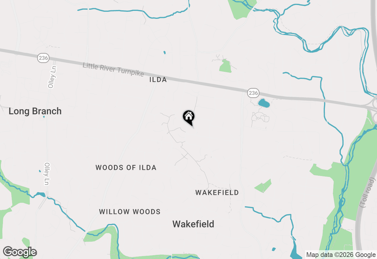 Map of 4205 Elizabeth Lane, Annandale, VA 22003