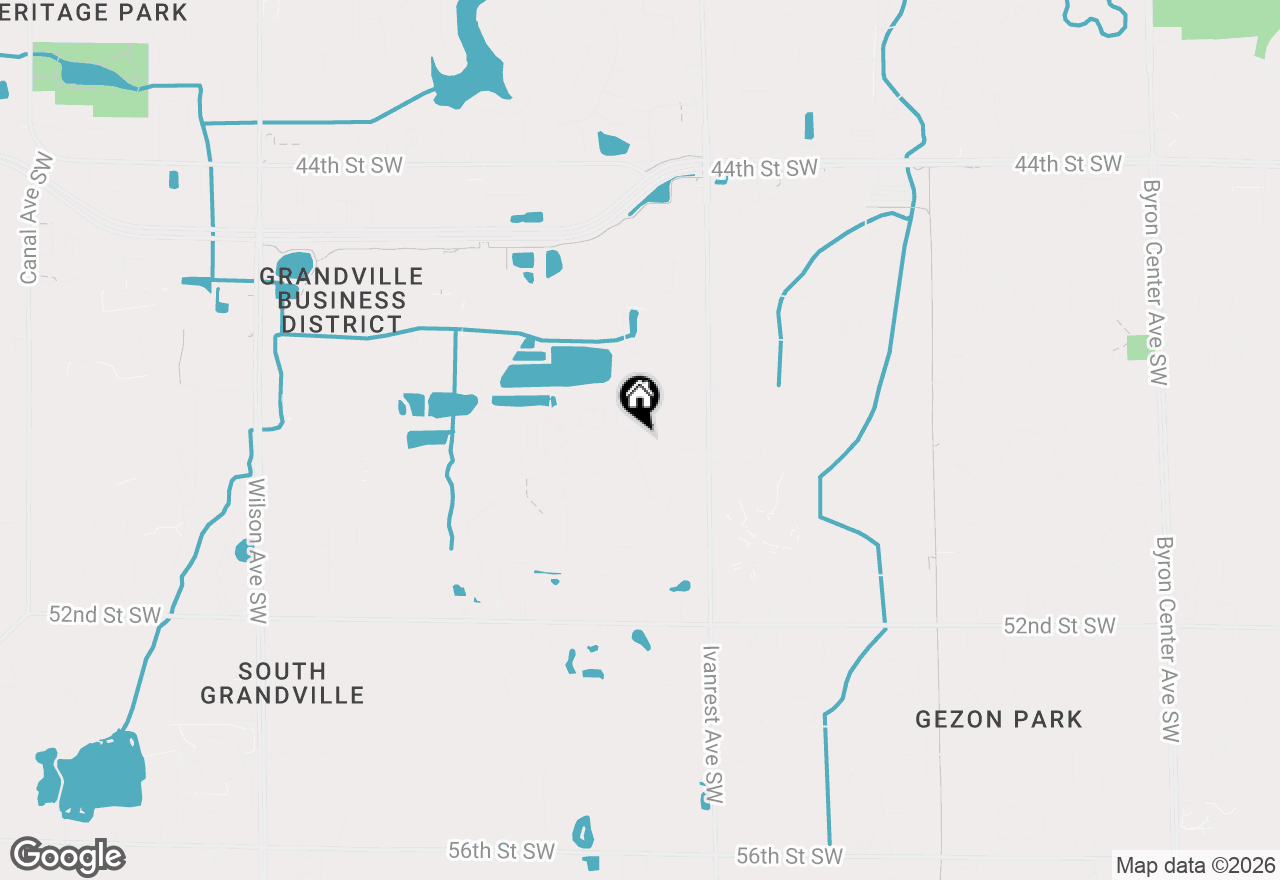Map of 4864 Hidden River Avenue Sw #58, Wyoming, MI 49418