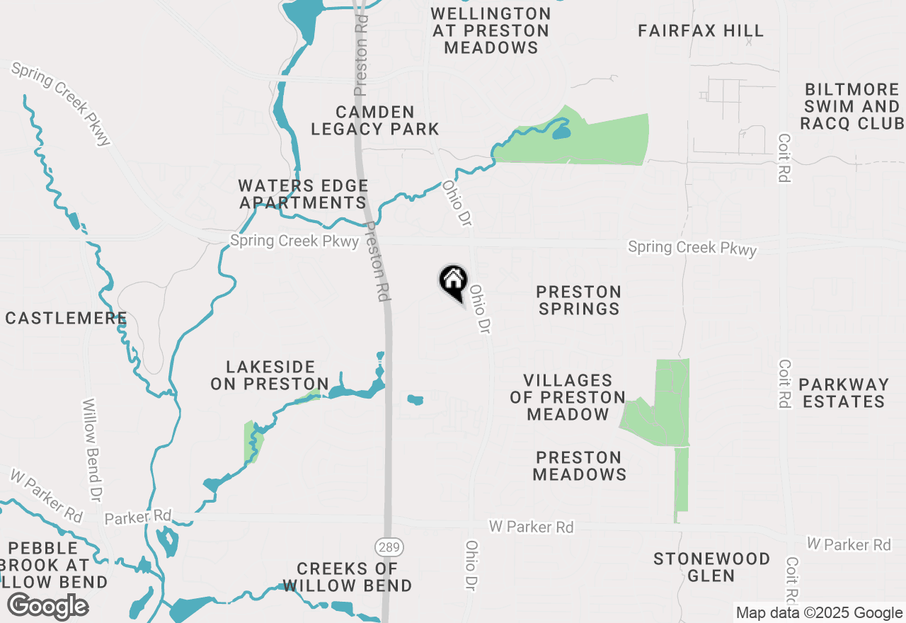 Map of 4729 Bull Run Drive, Plano, TX 75093