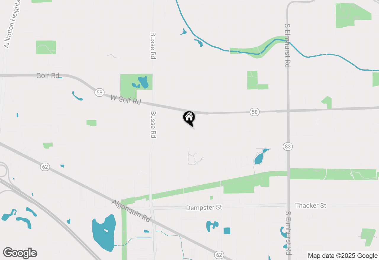 Map of 1018 S Beechwood Drive, Mount Prospect, IL 60056