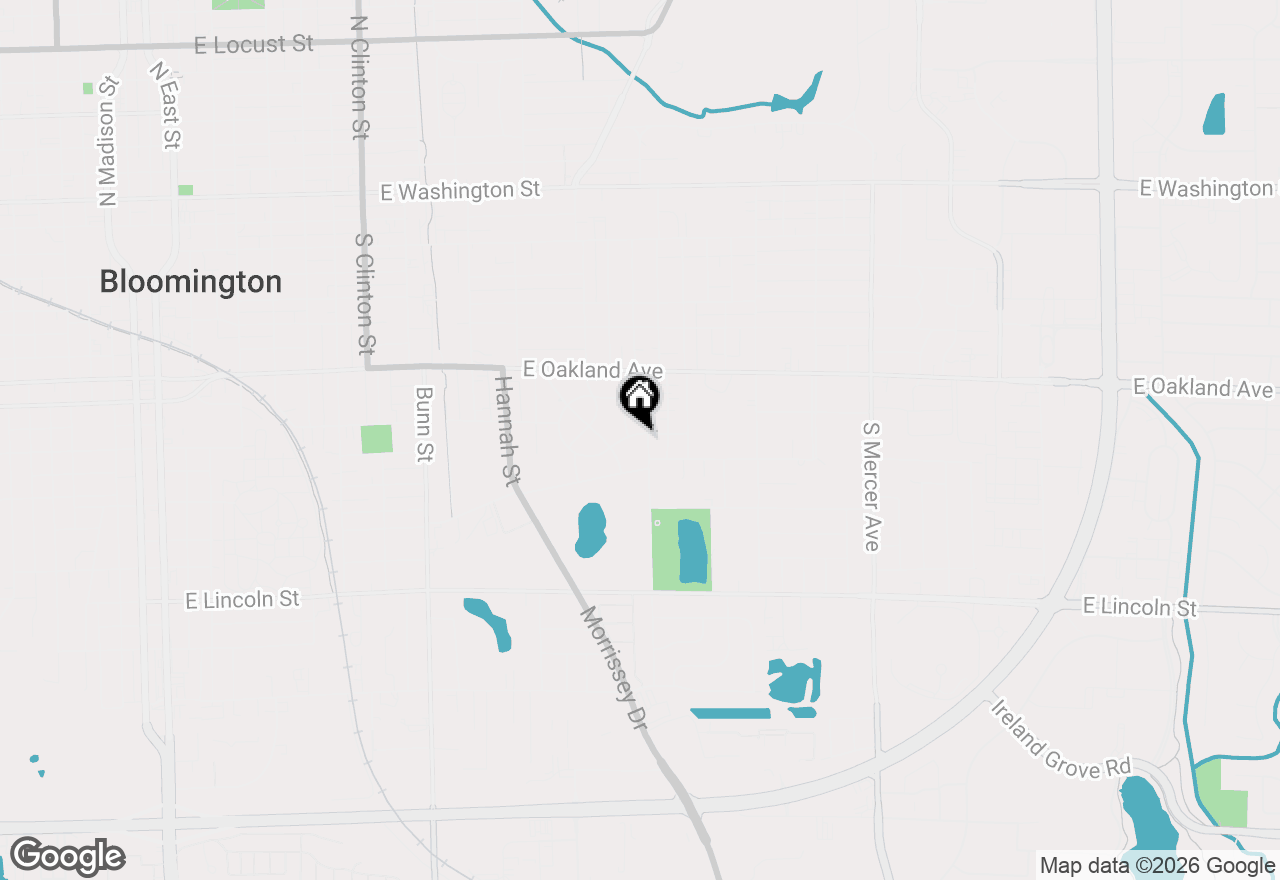 Map of 513 Maizefield Avenue, Bloomington, IL 61701