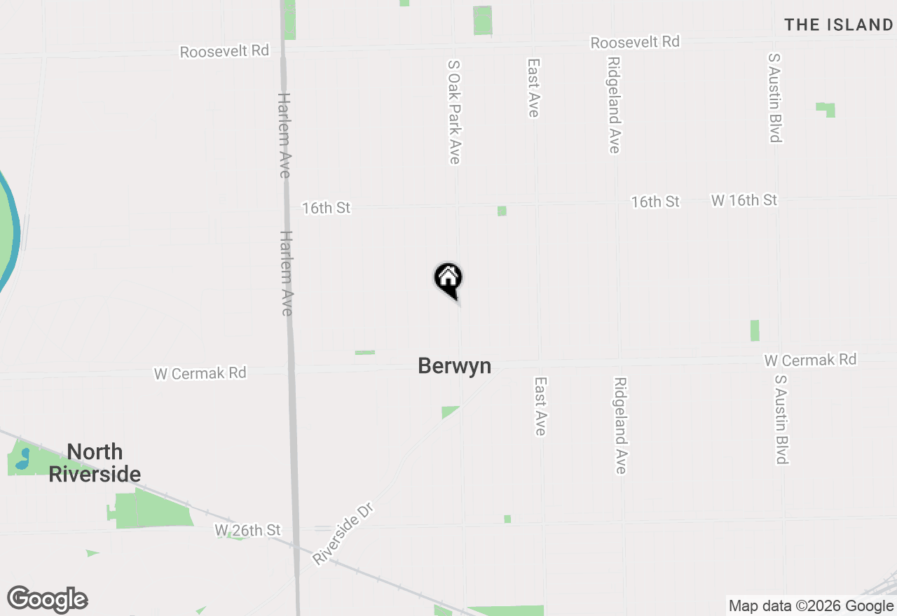 Map of 1919A Grove Avenue #34, Berwyn, IL 60402