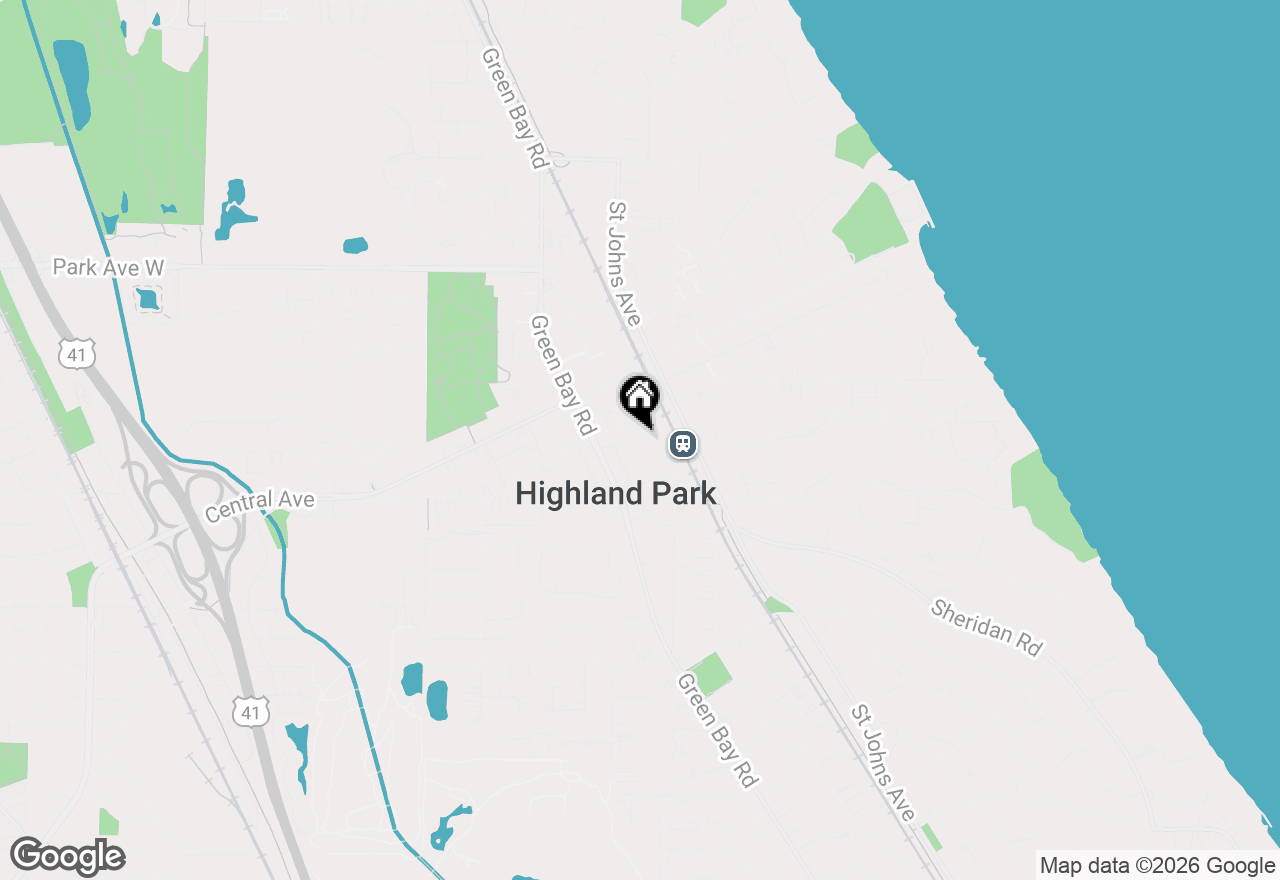 Map of 1695 2nd Street #402, Highland Park, IL 60035