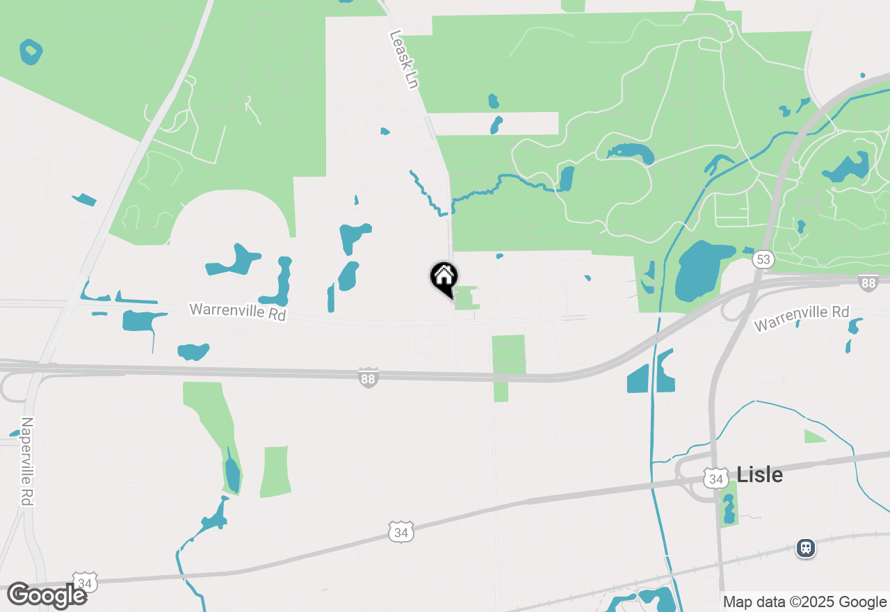 Map of 2110 Lillian Lane, Lisle, IL 60532