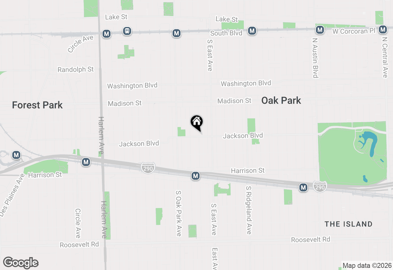 Map of 644 Wesley Avenue, Oak Park, IL 60304