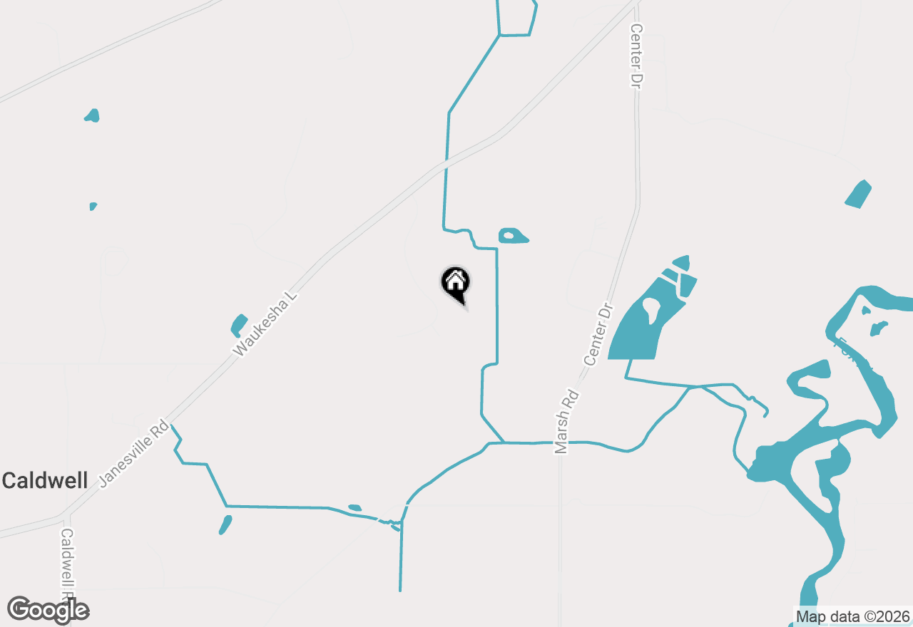 Map of W253S10980 Hunters Run, Mukwonago, WI 53149