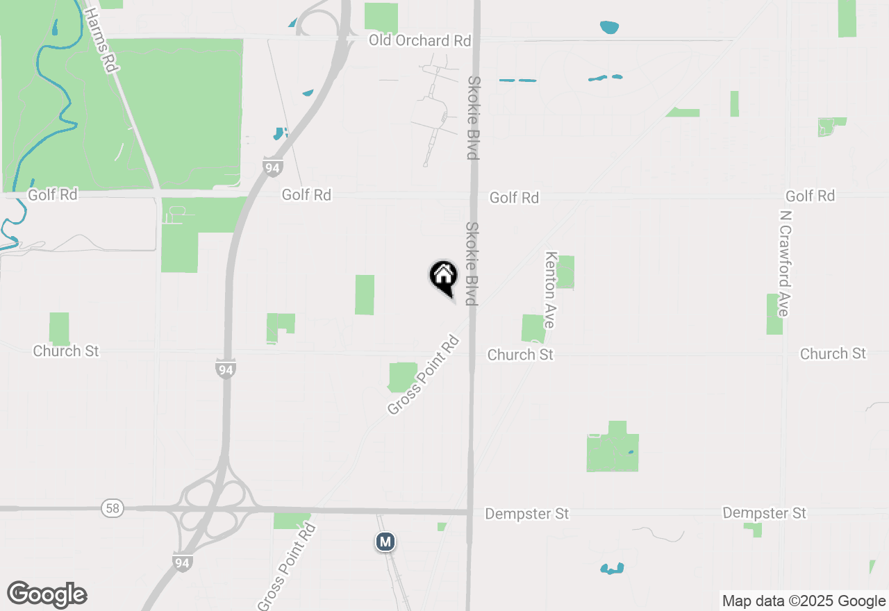 Map of 9242 Gross Point Road #402, Skokie, IL 60077