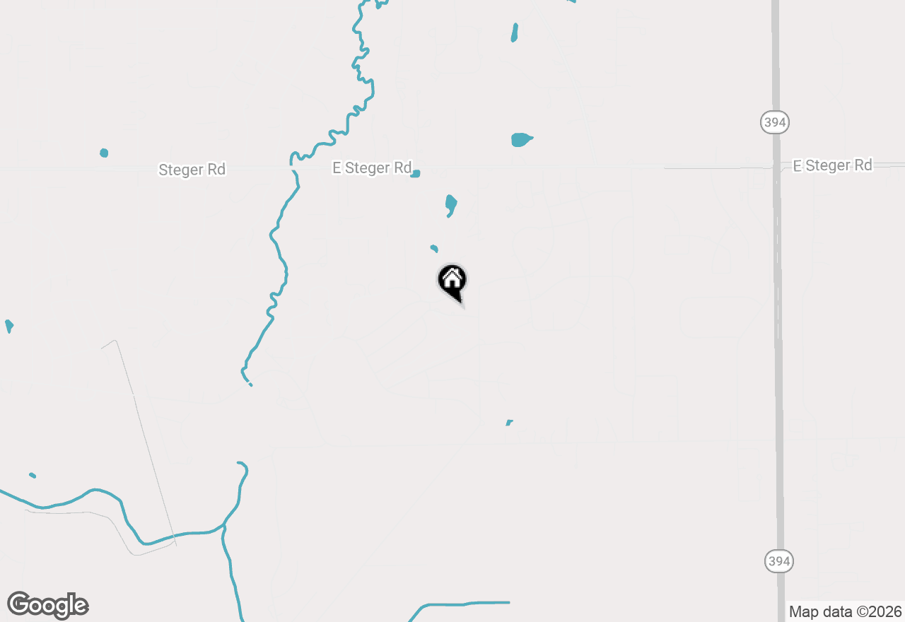 Map of (Address confidential), Crete, Illinois 60417