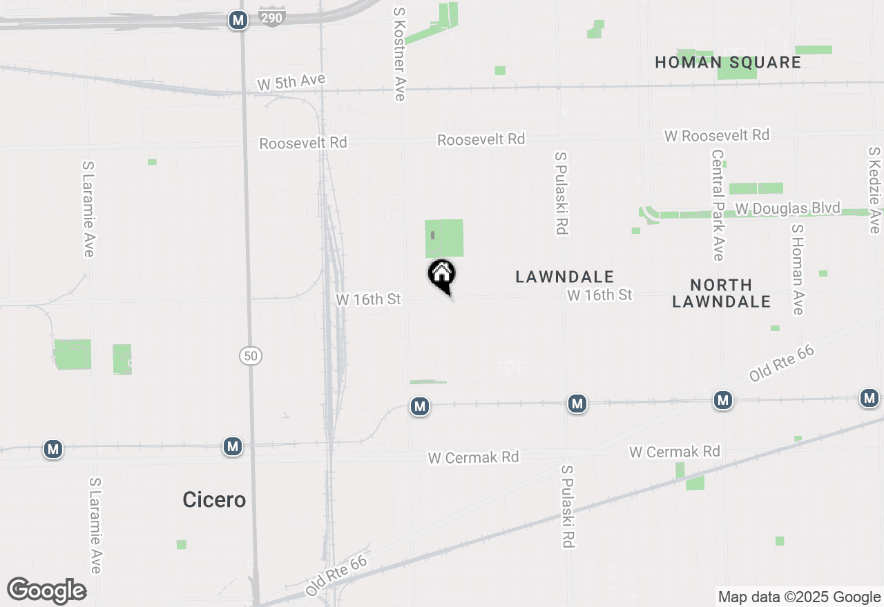 Map of 4305 W 16th Street, Chicago, IL 60623