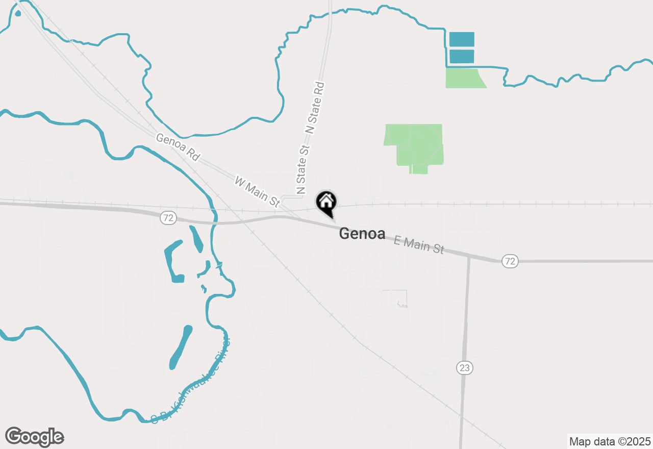 Map of 600 Stearn Drive, Genoa, IL 60135