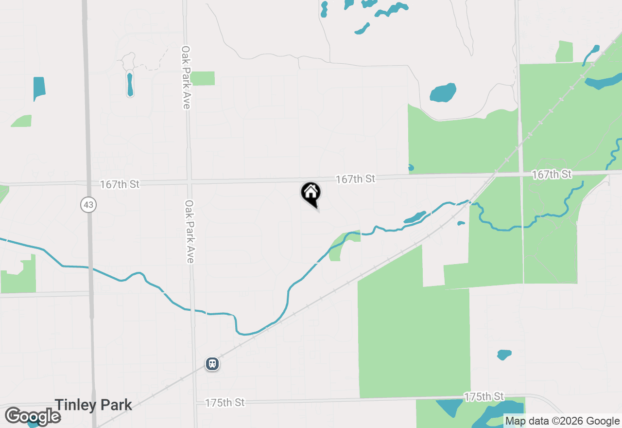 Map of 6331 Arcadia Drive, Tinley Park, IL 60477