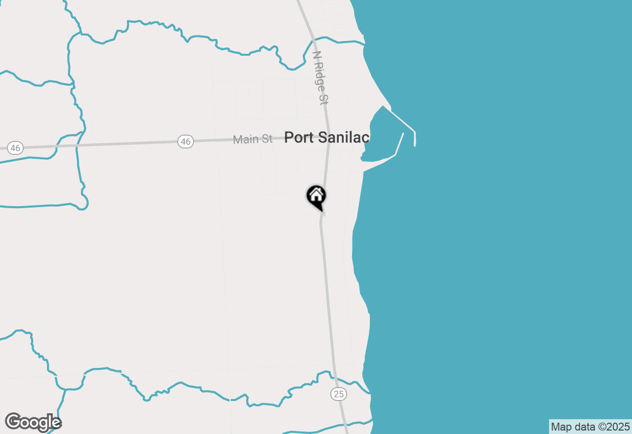 Map of 178 S Ridge Street, Port Sanilac, MI 48469