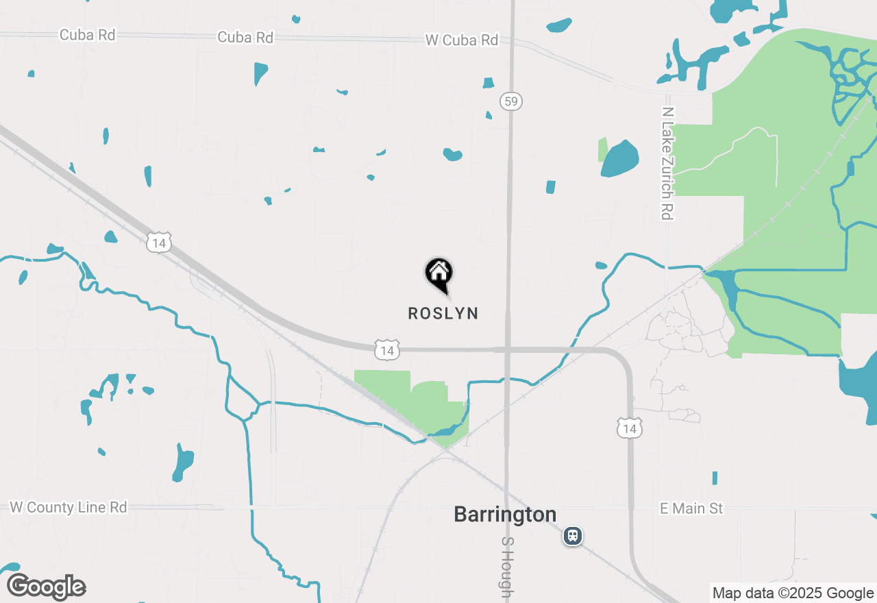 Map of 711 Bryant Avenue, Barrington, IL 60010