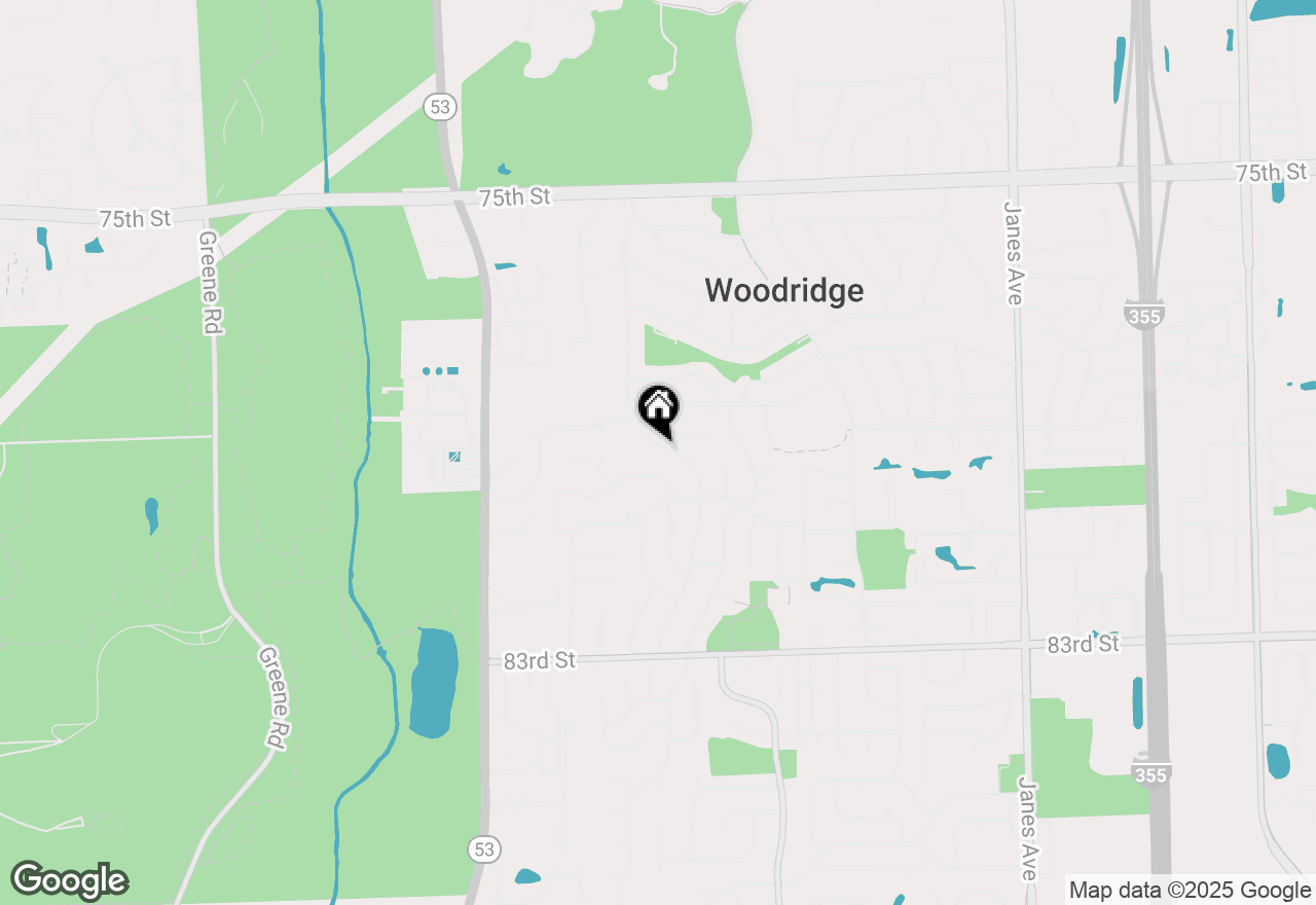 Map of 7924 Westview Lane, Woodridge, IL 60517