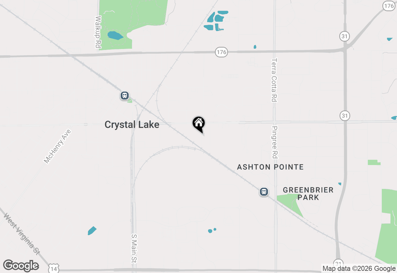 Map of 37 John Street, Crystal Lake, IL 60014